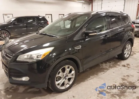 2014 Ford Escape Titanium z USA, uszkodzony, nr VIN 1FMCU9J98EUD57232
